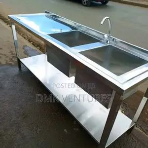 Eco Friendly Standized Stainless Steel Double Bowl Washing Sink