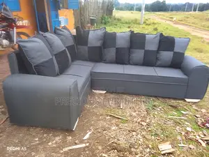 Grey L Sofa Seat