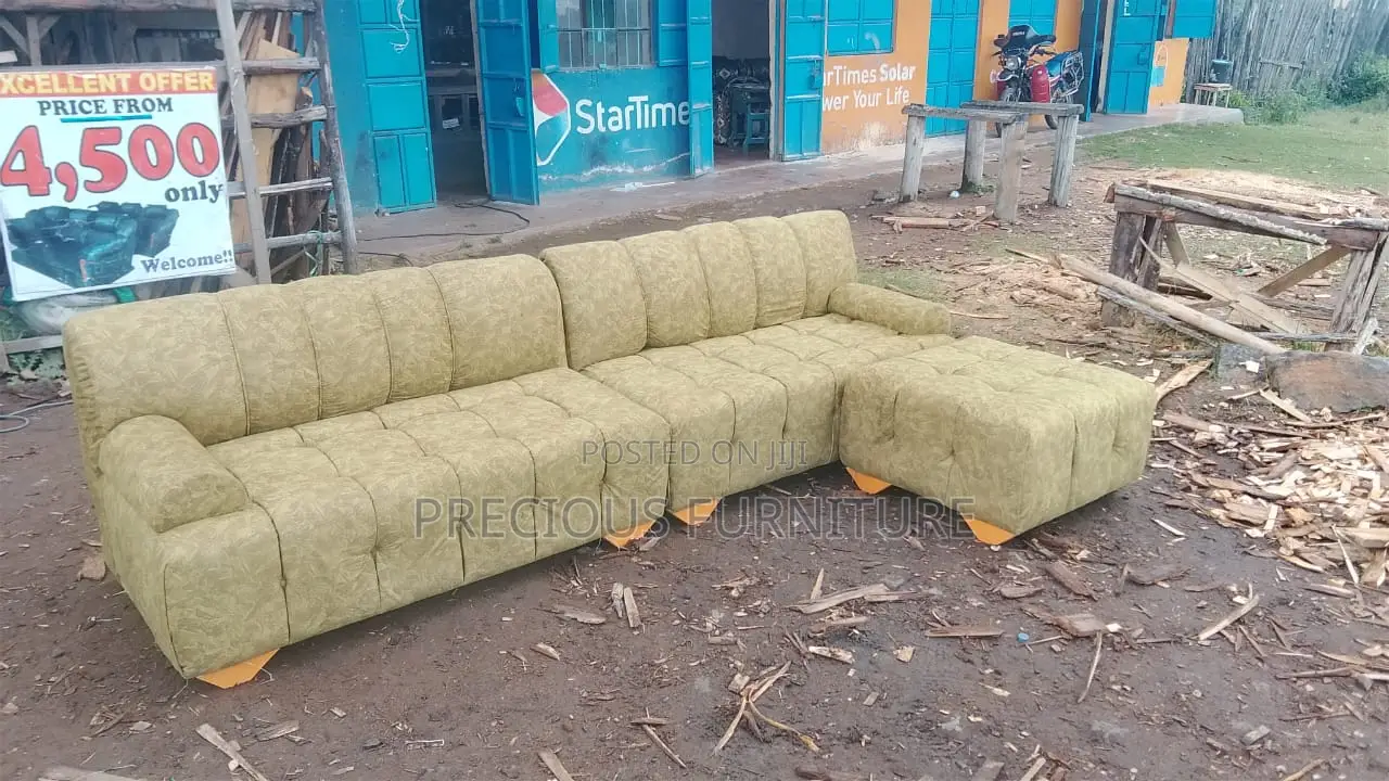 Yellow L Sofa Seat