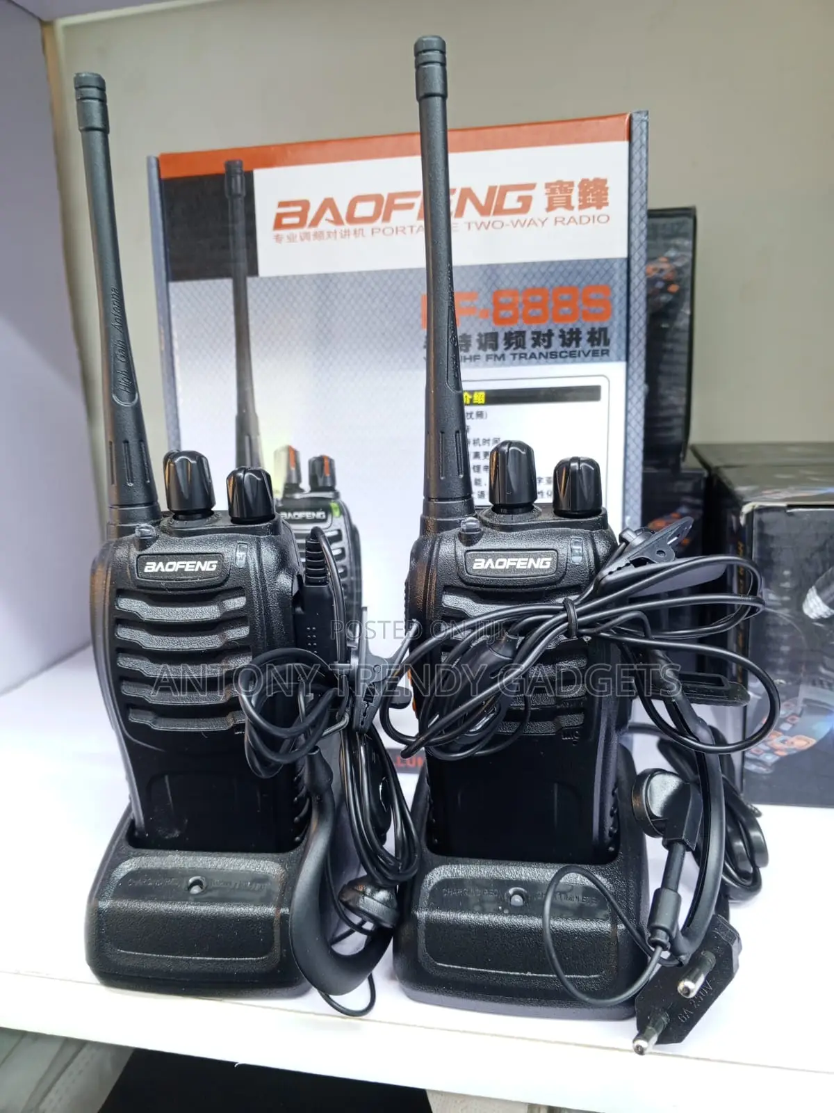 Baofeng Bf-888s Walkie Talkie 16ch Rechargeable Radio