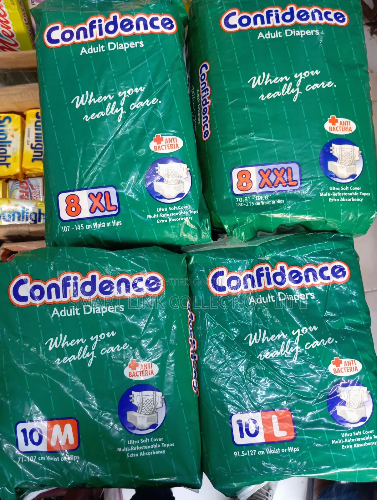 Confidence Aldut All Sizes Diapers