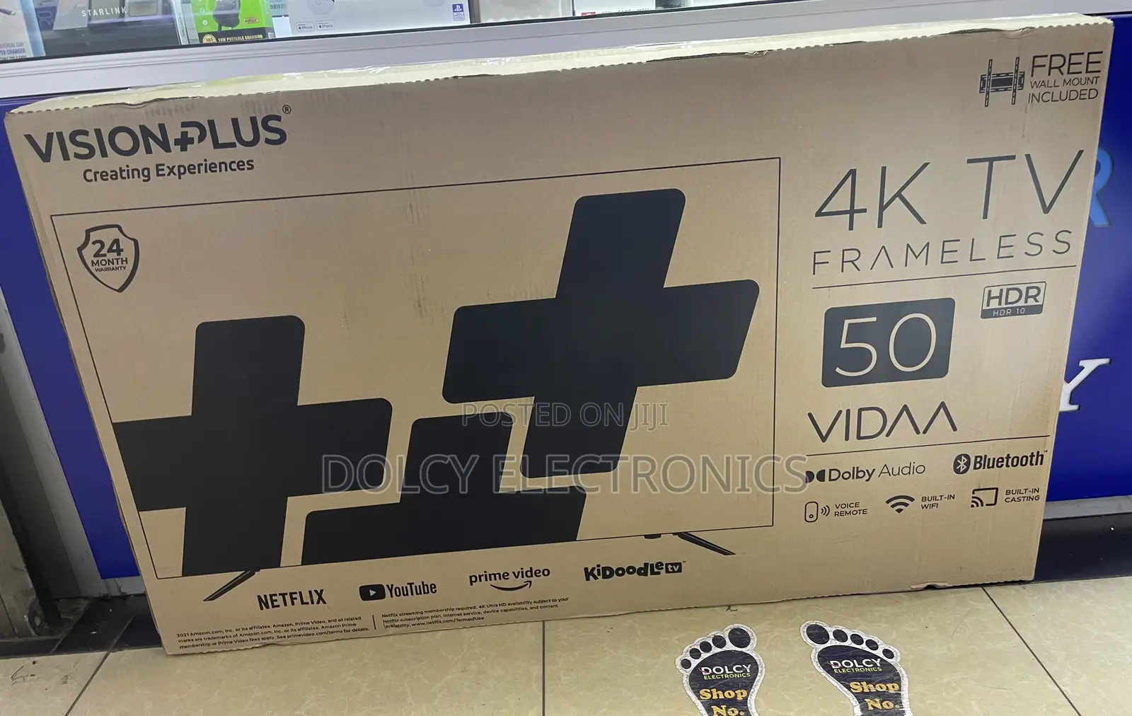 Vision 50inch Frameless V+ Os Smart Tv