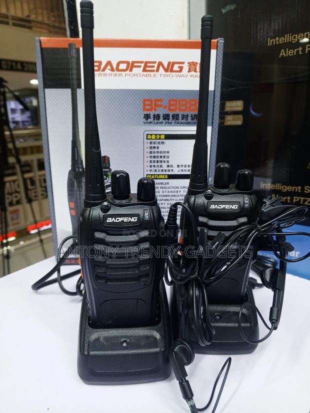 Bf-888s Rechargeable Walkie Talkie Flashlight Alarm Radio