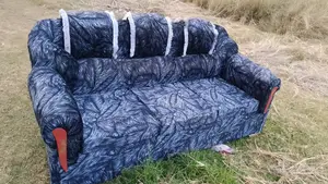 Grey Permanent Sofa Seat