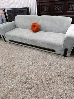 Elegant Grey 3 Seater Sofa