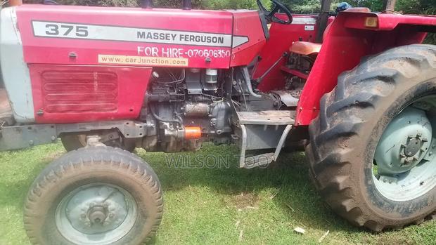 Tractor Massey Ferguson 375 Plus Plough and Trailer