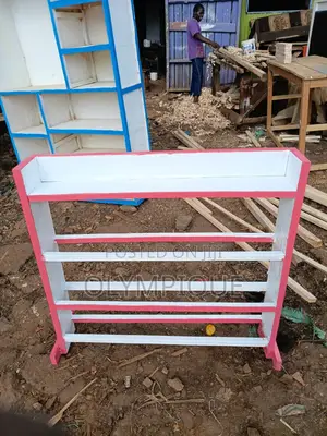 Modern White Red Stand
