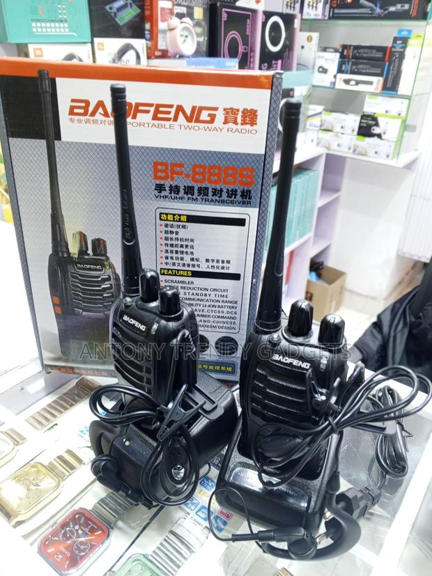Bf-888s Portable Walkie Talkie Pair With Charging Dock - main view