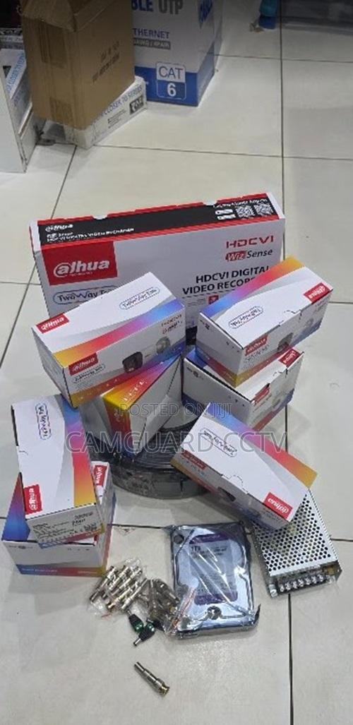 Dahua 4ch DVR Kit With Full Color Cameras and 50m Cable
