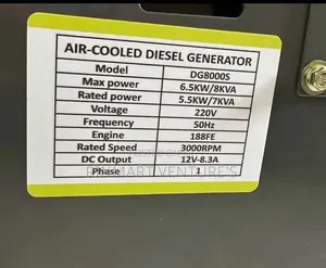 Reliable Diesel Generator 8kva