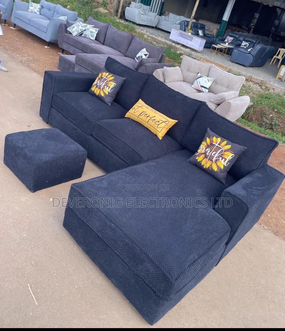 L Seat With Spring Coutions