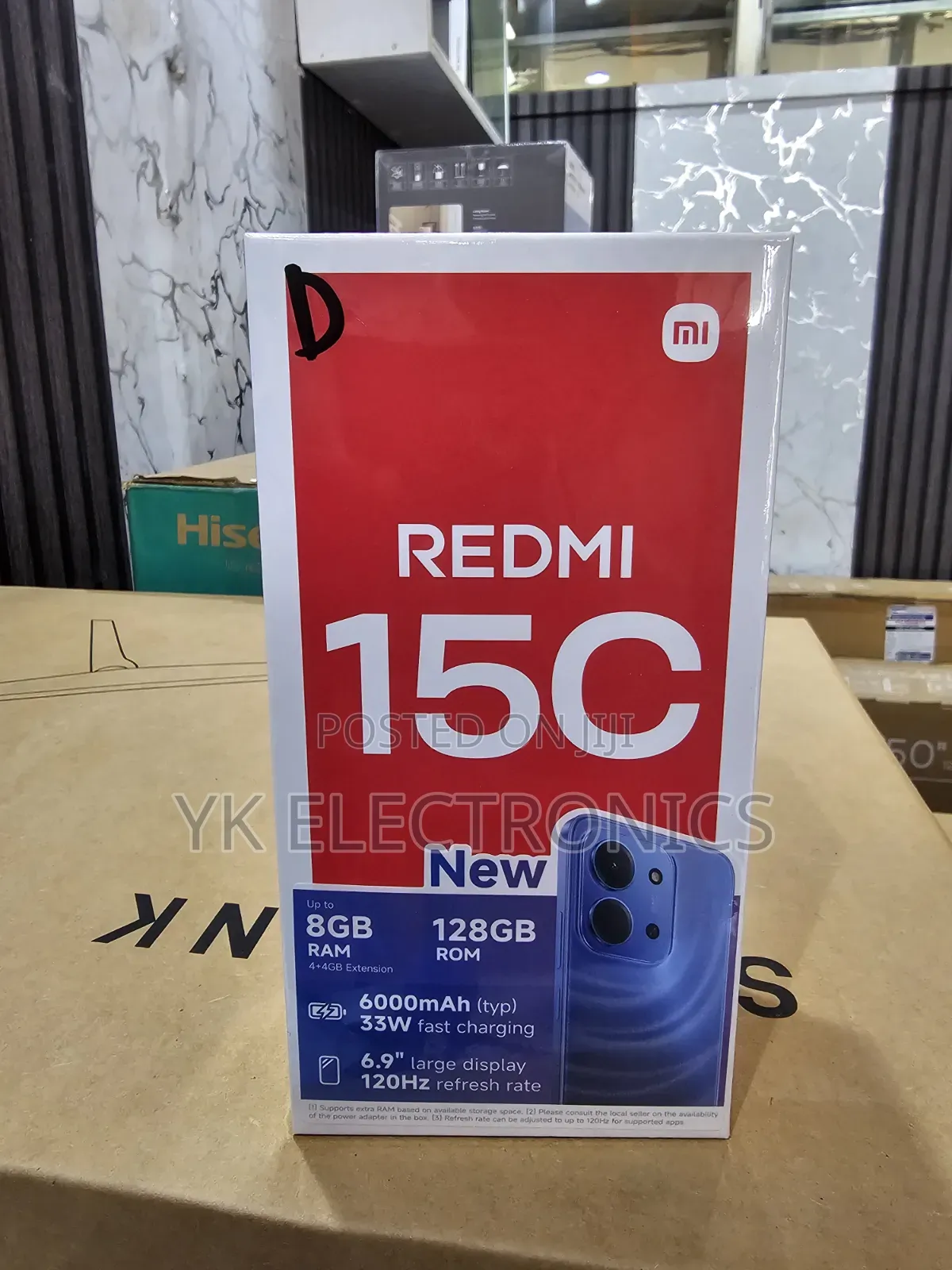 New Xiaomi Redmi 15C 4G 128 GB Black