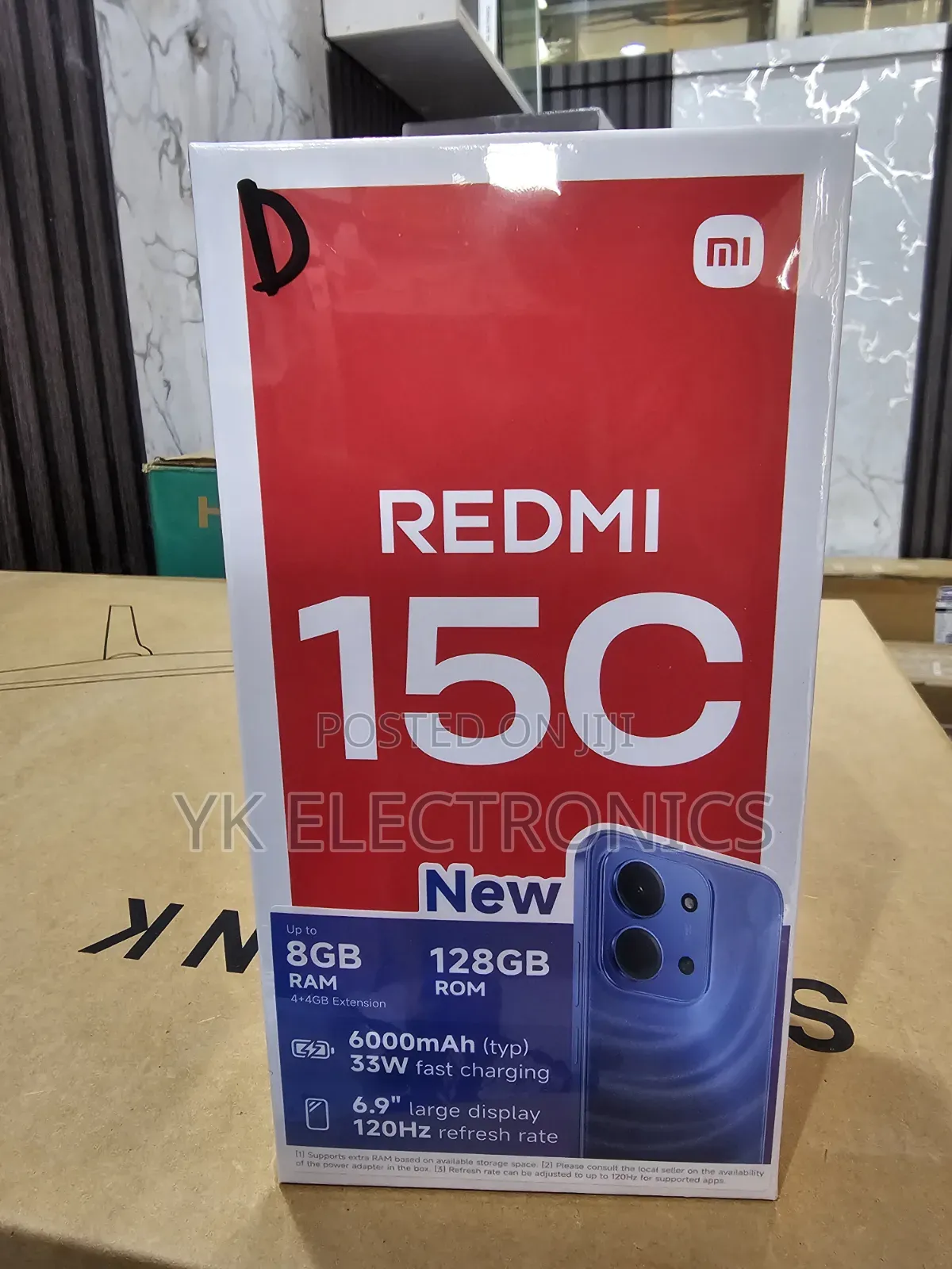New Xiaomi Redmi 15C 4G 128 GB Black