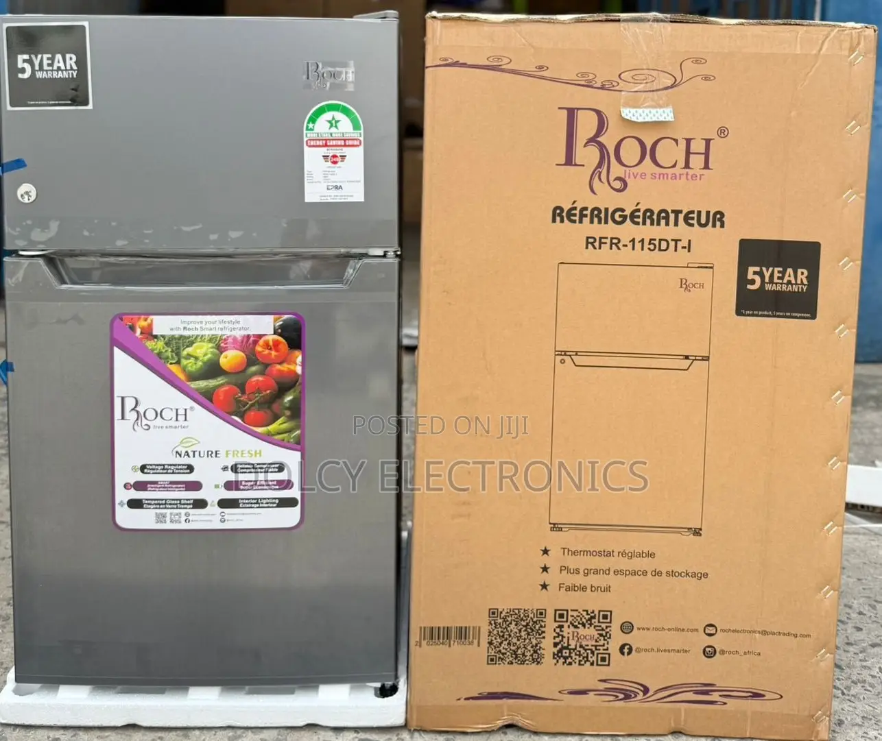 Roch RFR-115dt-I 85ltrs Refrigerator.