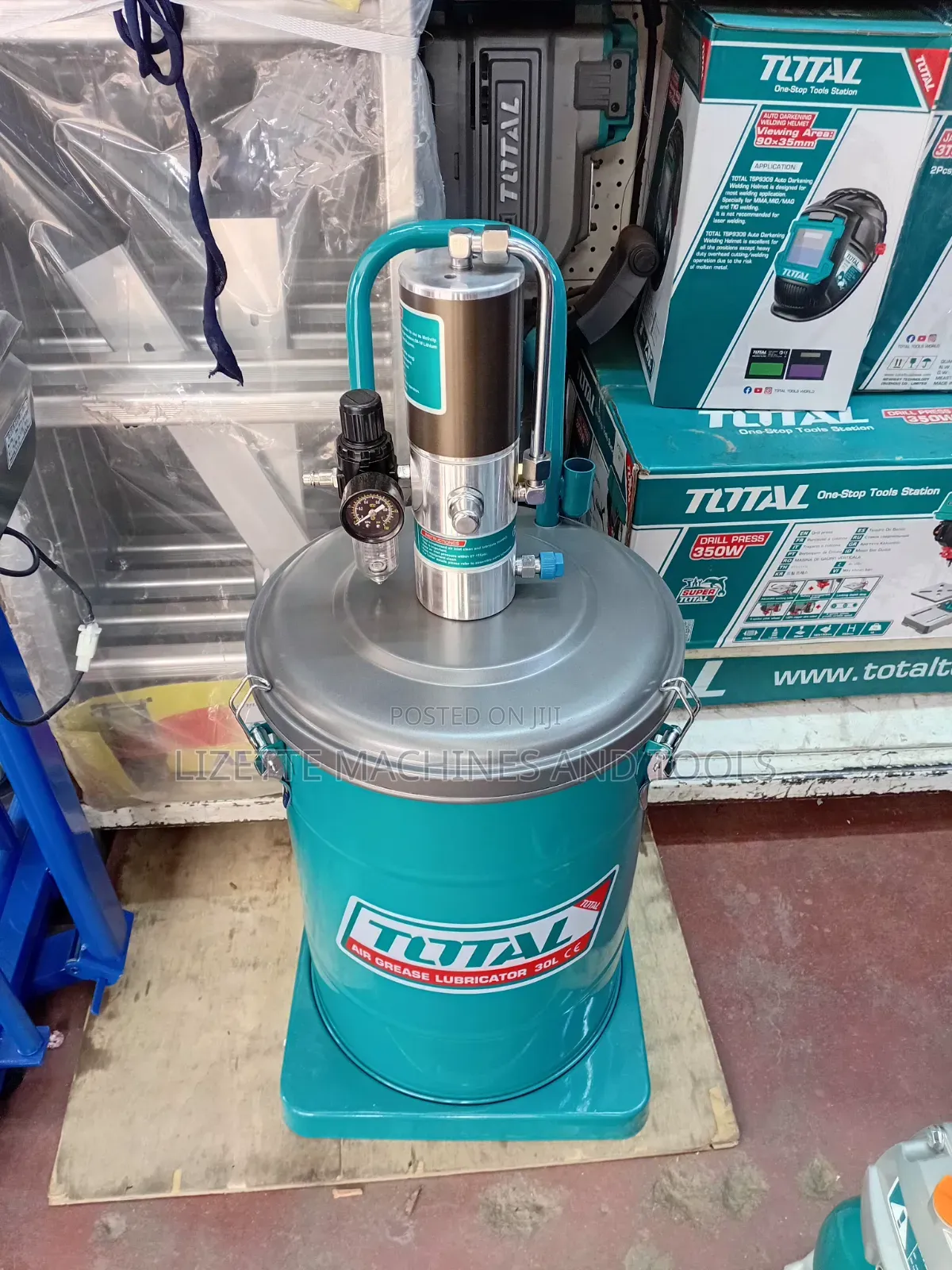 Total 30l Air Grease Lubricator/ Grease Bucket