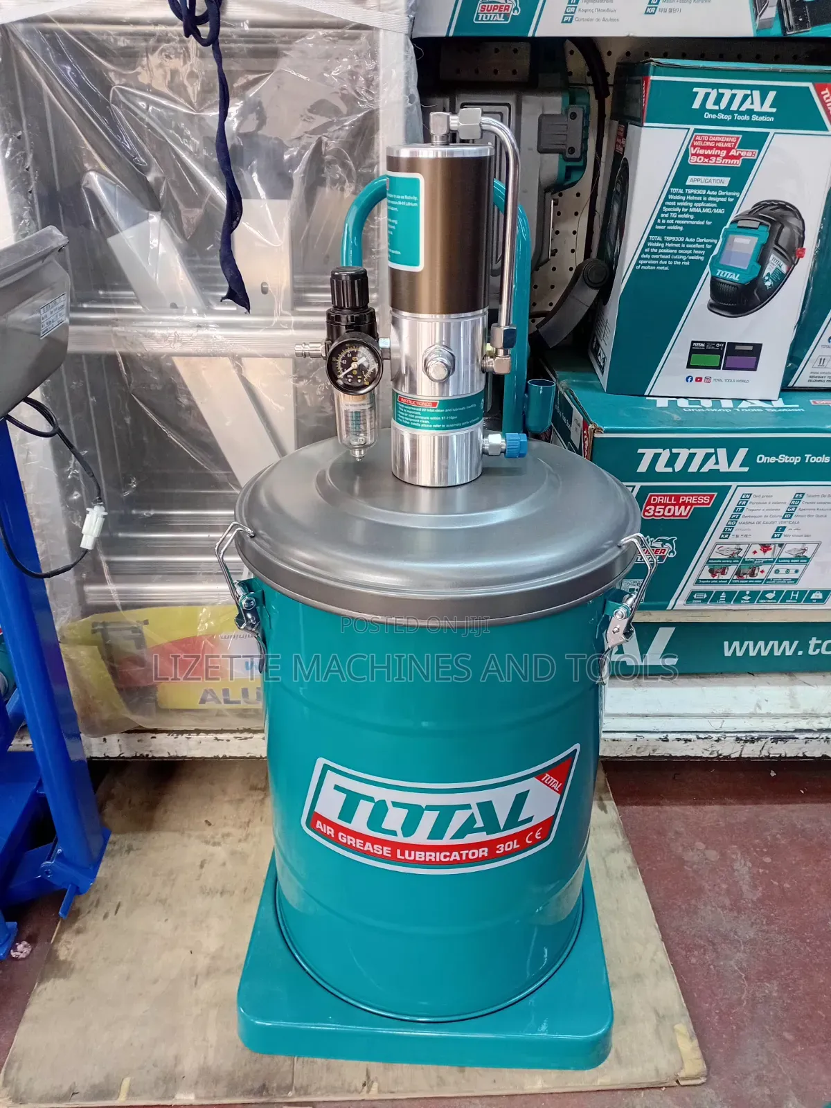 Total 30l Air Grease Lubricator/ Grease Bucket