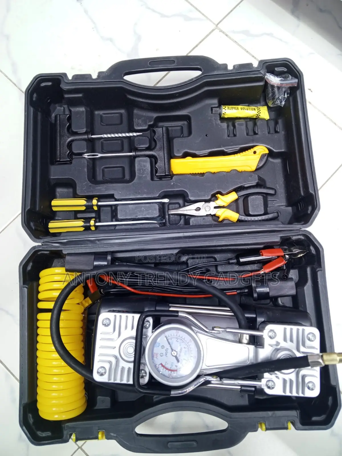 12v Double Cylinder Tire Inflator Air Compressor Repair Kit