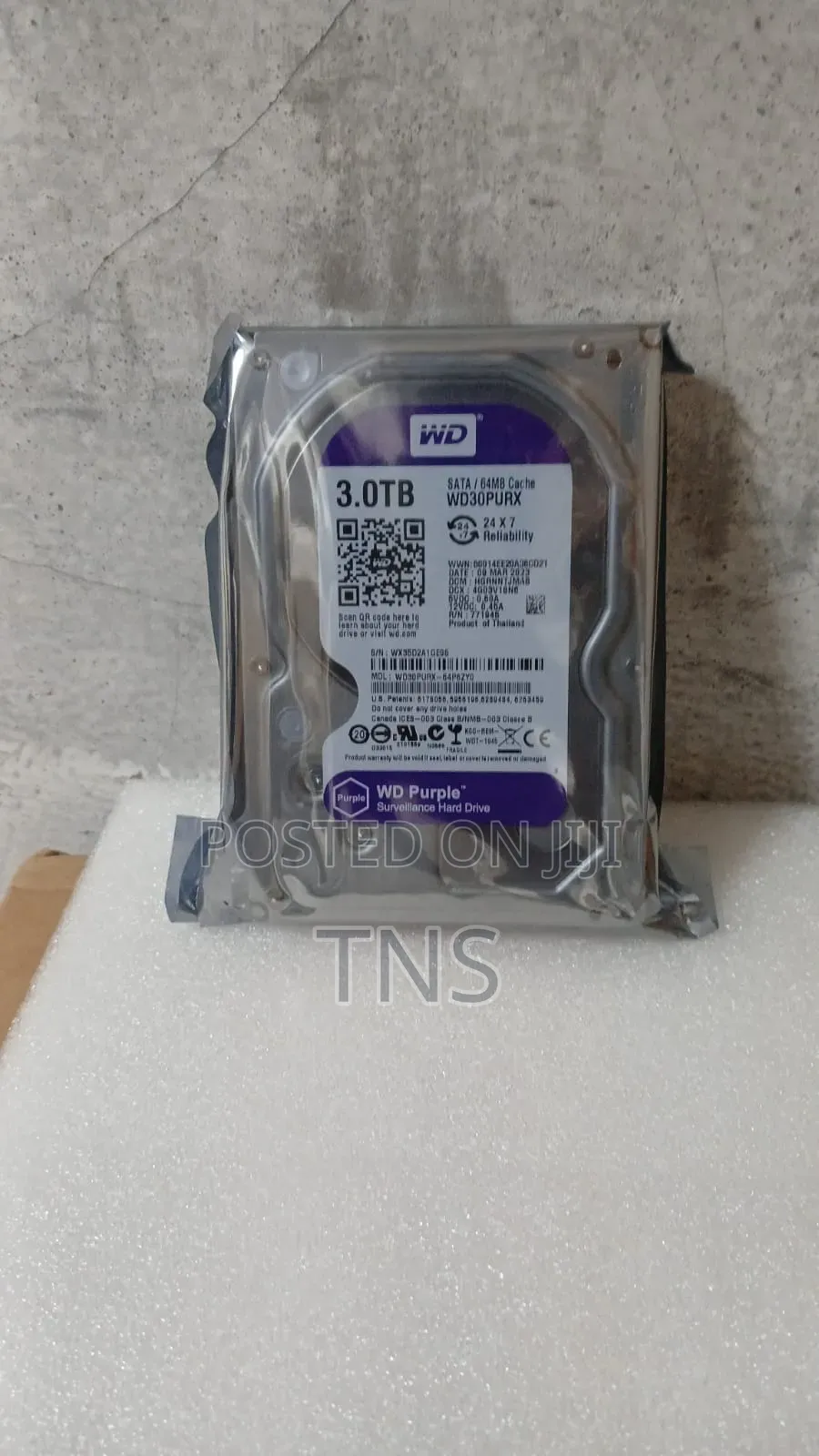 3tb Wd Purple Surveillance Hard Disk