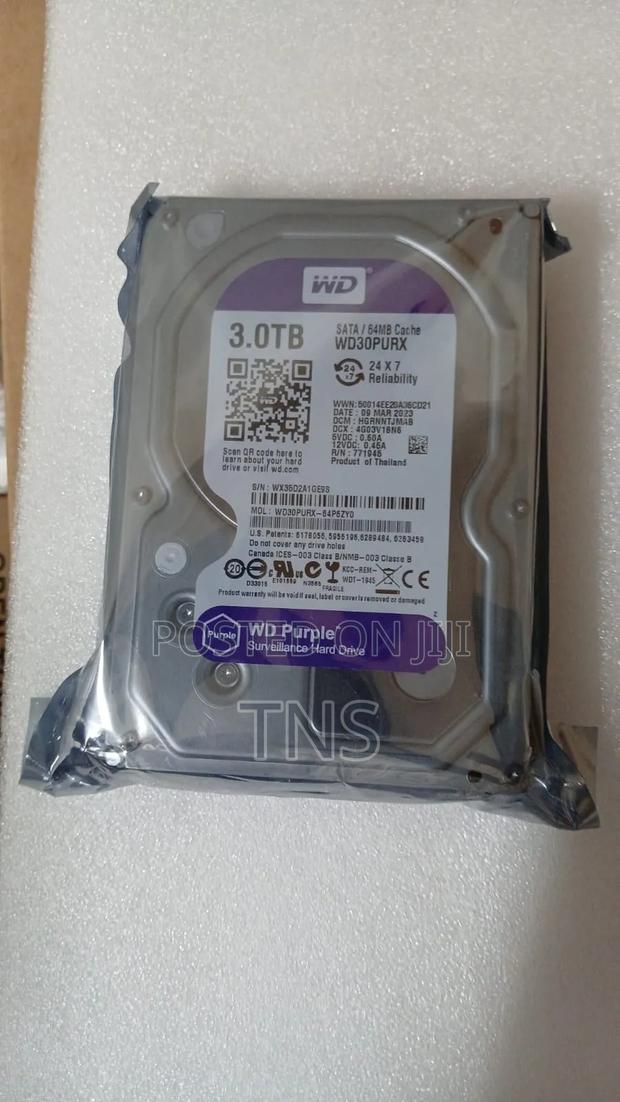 3tb Wd Purple Surveillance Hard Disk - thumbnail 2