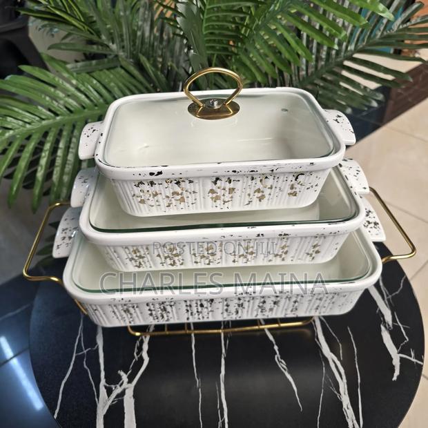 *3pcs Veramic Chaffing Dish* - main view