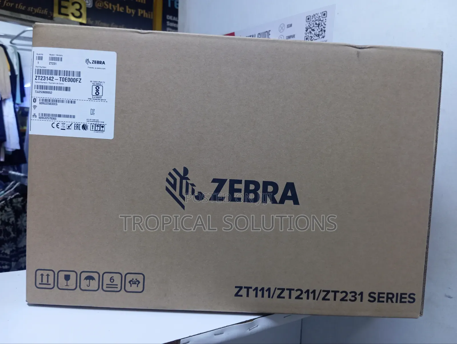 Zebra Zt231 Laber Thermal Transfer Barcode Printer