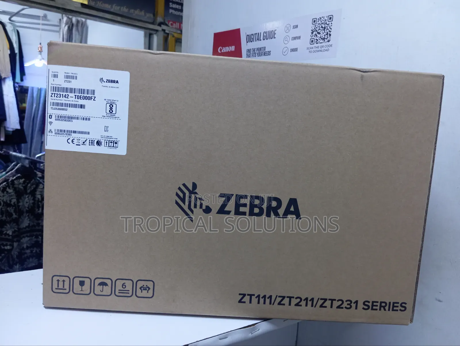 Zebra Zt231 Laber Thermal Transfer Barcode Printer