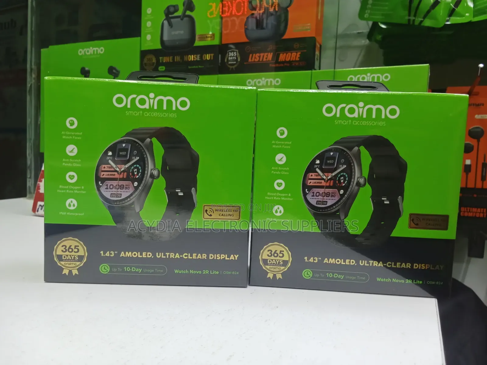 Oraimo Watch Nova 2r Lite 1.44" Amoled Display Smart Watch