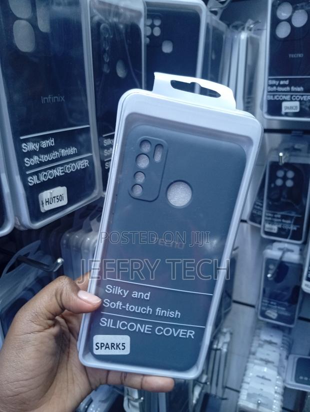Tecno Spark 5 Grey Smooth Grip and Shock Absorption - thumbnail 2