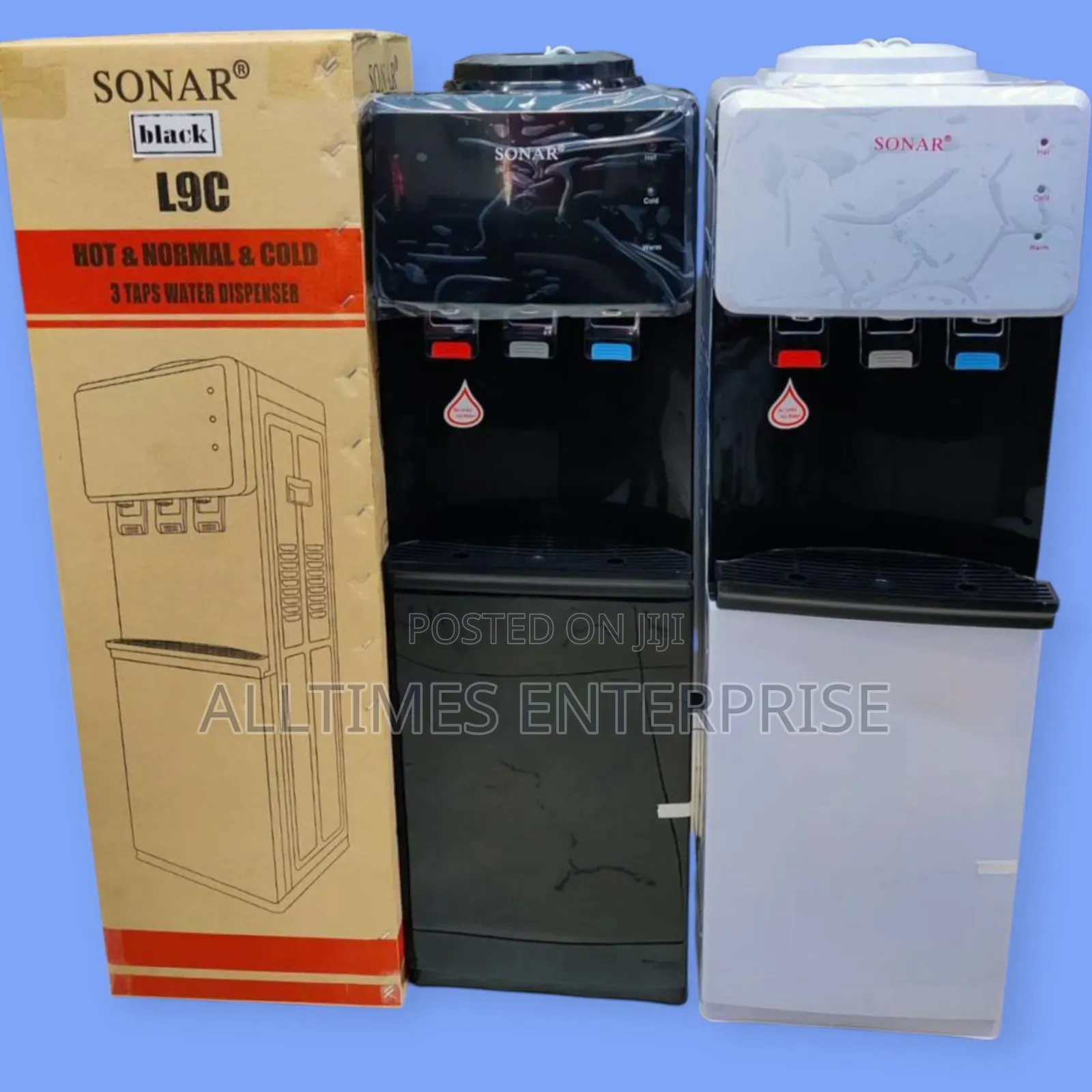 Sonar L9c Hot,Normal and Cold Standing Dispenser (White and Black)