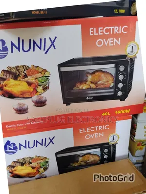 Nunix 20l Electric Oven Best Deal for Baking Grilling