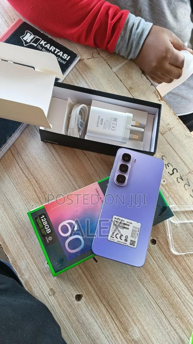 New Infinix Hot 60i 128 GB Purple - thumbnail 2