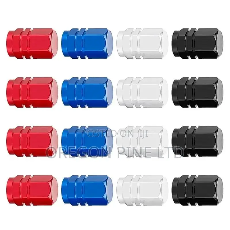 4pcs Aluminium Alloy Car Tire Valve Caps