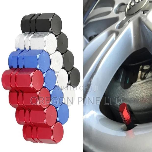 4pcs Aluminium Alloy Car Tire Valve Caps
