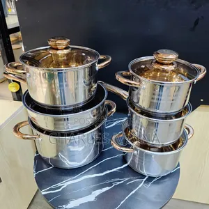 *12pcs Stainless Steel Cookware*