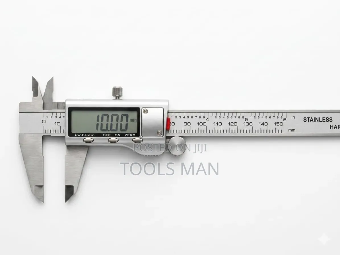 150mm Digital Vernier Caliper - Hardened Stainless Steel Micrometer.