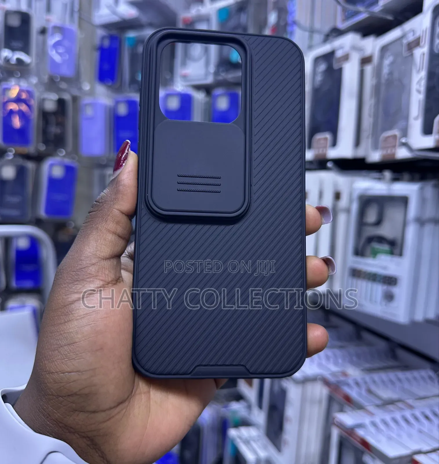 Black One Plus 15 Nilkin Camshield Phone Case / Phone Cover