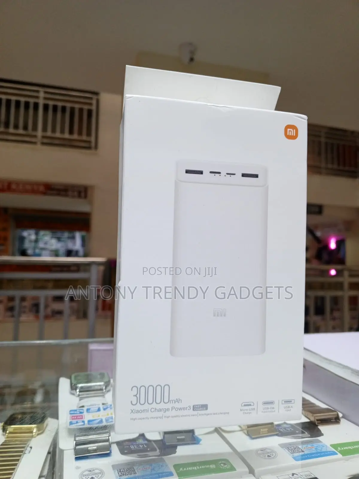 Xiaomi 30000mah Power Bank 18w Fast Charge Usb-C