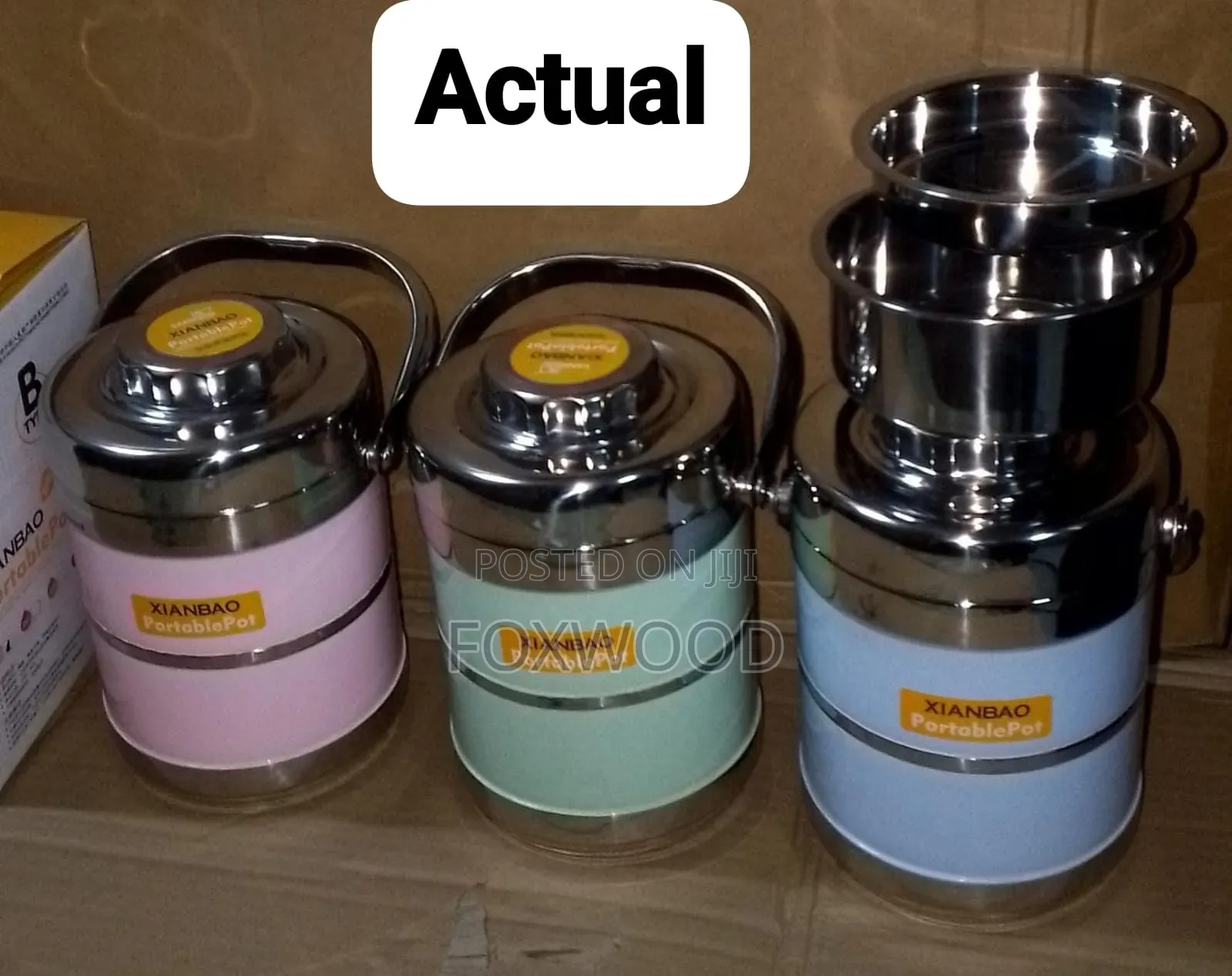 1.4l Stainless Steel 3in1 Food Flask Lunchbox