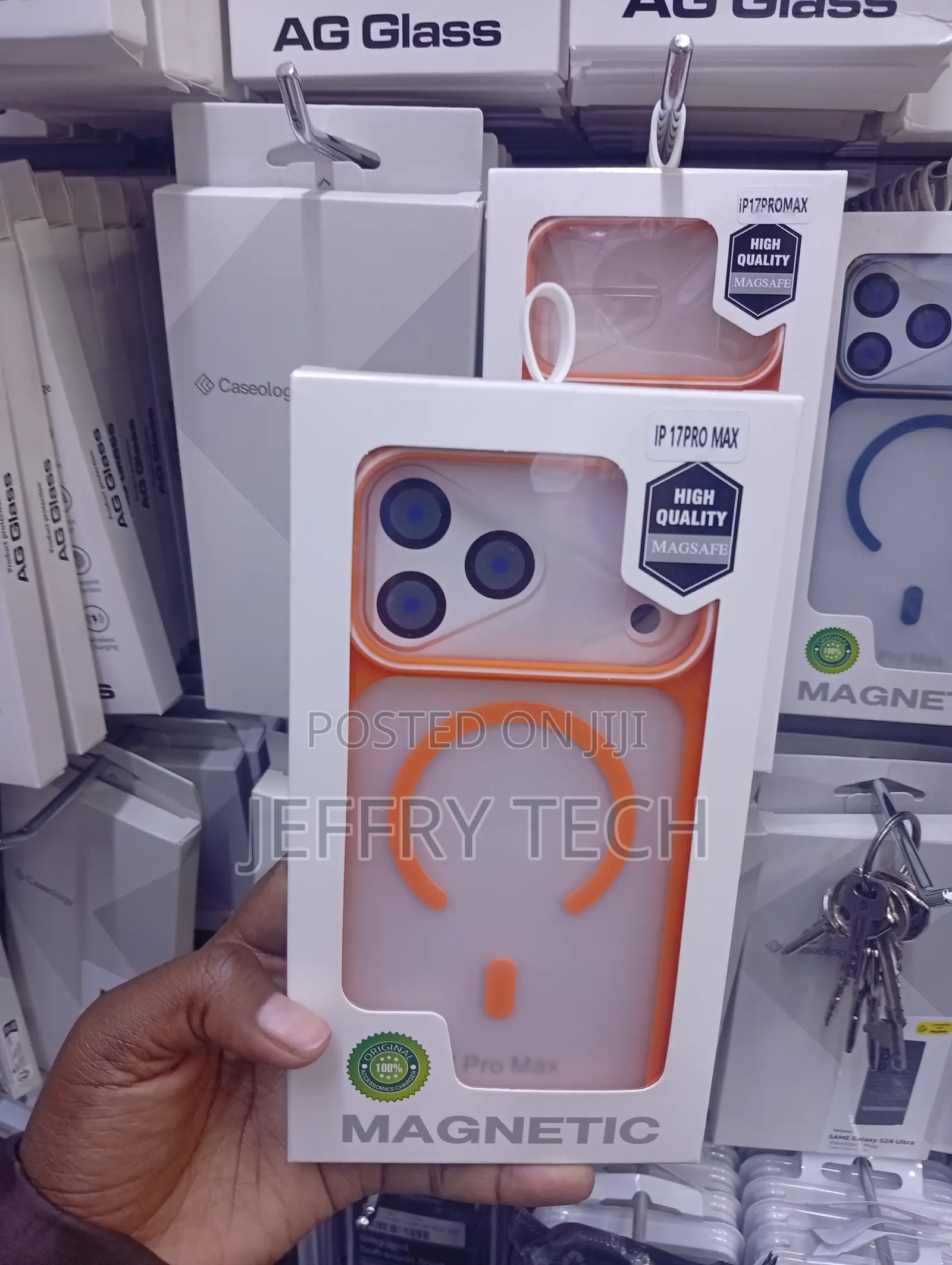 iPhone 17 Pro Max With Orange Trim and a Built-in Camera Stand.