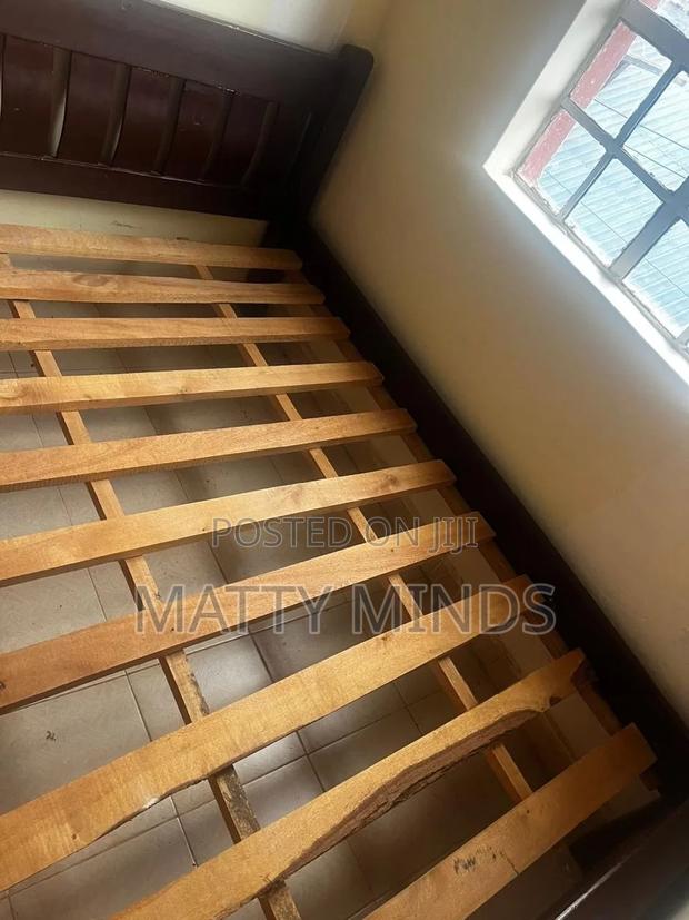 Pure Mahogany Hard Wood Bed 5 by 6 - thumbnail 2