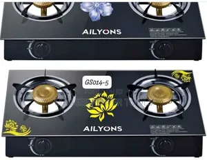 Approved and Reliable Ailyons 2 Burner Glass Top Gas Cooker