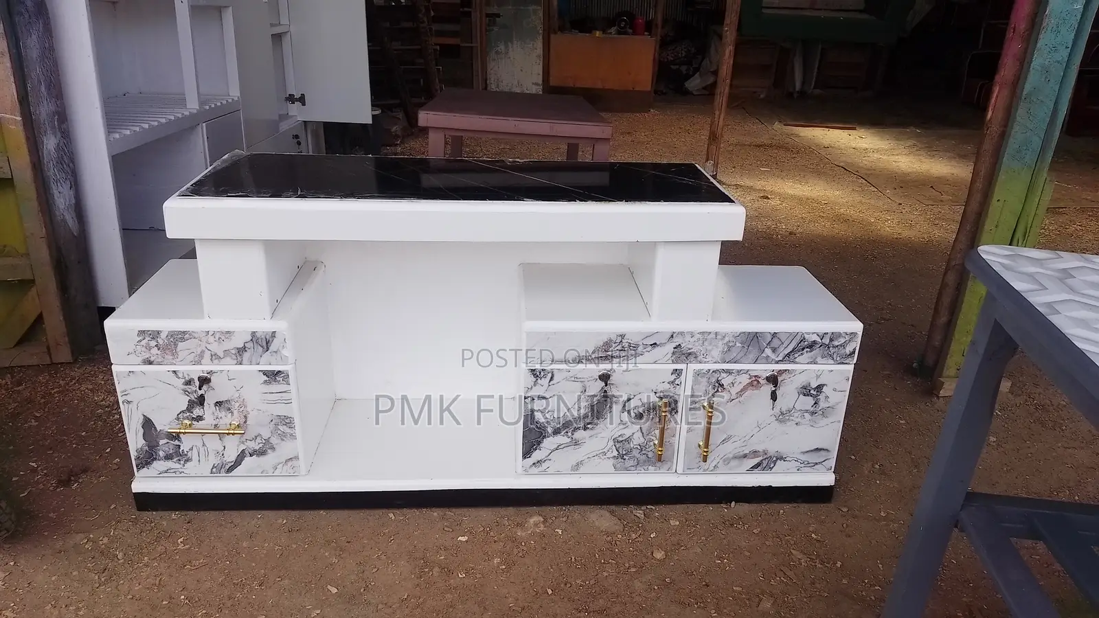 White and Black Table