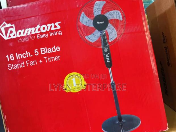 *Ramtons 16" Stand Fan With Remote Rm669