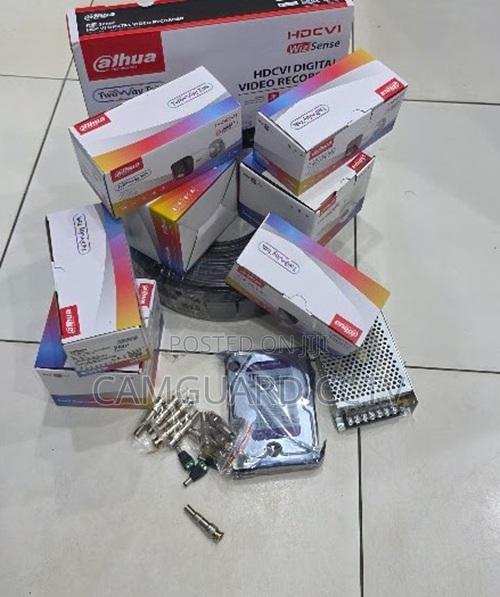Dahua Full Color CCTV Kit With 4 Cameras and 500gb Hard Drive