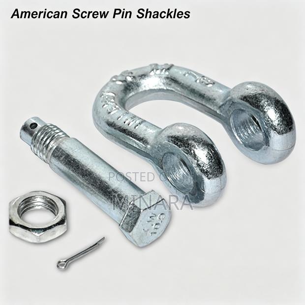 2pcs, 1/2" D-Ring Shackle,Heavy Duty Off Road Towing / Lifting 2ton - thumbnail 2