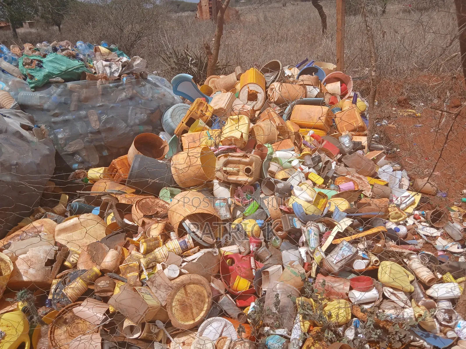 Assorted Plastic Waste for Recycling