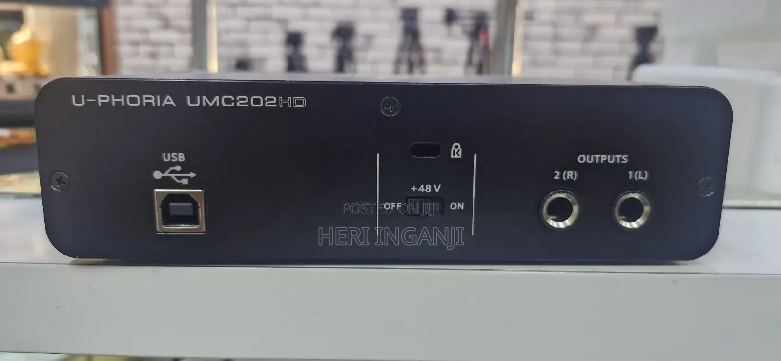 U-Phoria Behringer Umc202 Sound Card 2 Channel
