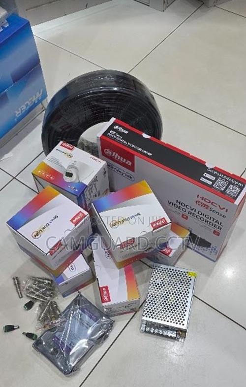 Dahua 4 Channel CCTV Package With Colored Night Vision Cameras