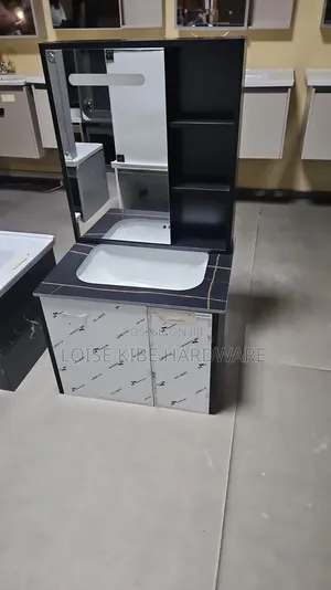60by60 Grey Plain Vanity Cabinet Available