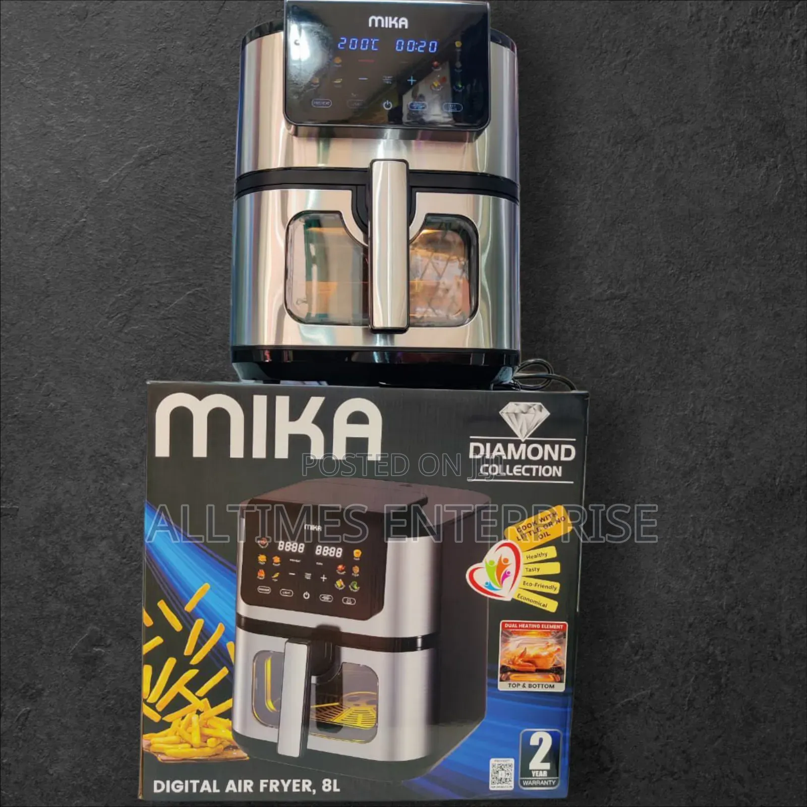 Mika Air Fryer Digital 8l